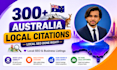 optimize google business profile and build australia local citations