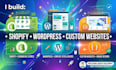 build premium shopify website, wordpress website and custom website