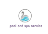 design attractive pool and spa service logo