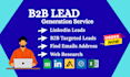 find email address and contact info, b2b emails and linkedin leads
