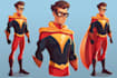 make super hero comic cartoon character art