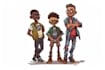 create comic cartoon character