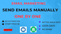 manually send 500 emails one by one with inbox delivery
