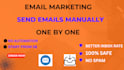 manually send emails one by one