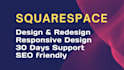 design squarespace website, redesign squarespace website with SEO