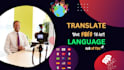 translate your video and lip sync it to any language