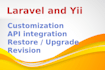 customize your yii or laravel  based web site
