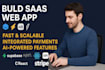 build saas web app using lovable bolt new v0 mvp app, shadcn ui, stripe supabase