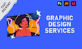 be your professional graphic designer, creating designs that compel your vision