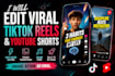 edit viral tiktok reels and youtube shorts