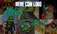 design mesmerising and eye catching meme logo and art