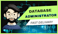 be sql server dba for backup strategies, performance tuning and error resolution
