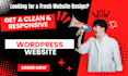design clean and responsive wordpress sites