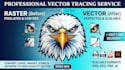 vectorize your image or logo redraw into svg using adobe illustrator