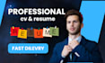 make professional resume , canadian CV, ats CV europass CV etc
