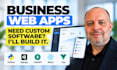 build a custom saas, dashboard or business web application