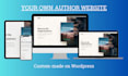 create a responsive author website in wordpress
