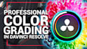 do professional video color grading and color correction