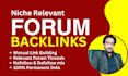 create forum comment forum backlink and blog comment