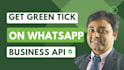provide green tick on whatsapp API