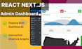 develop professional react nextjs admin dashboard