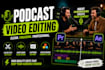 profesionaly riverside podcast video editing, zoom editing