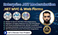 modernize legacy web forms to asp net mvc and blazor