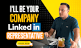 be your b2b linkedin sales representative