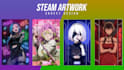 design animated steam profile artwork and showcases