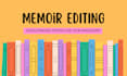 developmentally edit your memoir