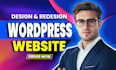 be your wordpress developer to design redesign wordpress website development