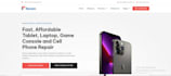 create mobile and computer repair services website