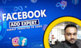 be your facebook adds campaign expert and meta manager