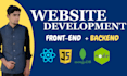 design and develop a professional website from scratch