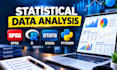 perform statistical data analysis in rstudio, spss, stata, and python