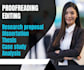 proofread and edit your thesis or dissertation and research proposal