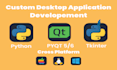 develop custom desktop applications with python tkinter pyqt pyqt5 pyside6
