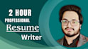design a professional resume, expert cv maker