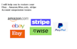 help you to restore your ebay amazon etsy wise stripe paypal accounts
