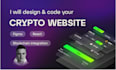 design and code a professional crypto website