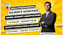 write your movie script, convert your book into screenplay