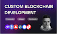 do a custom blockchain development