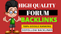 forum posting backlinks 90 high authority links