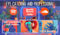 create eye catching spotify banners with free logo design