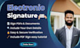 create electronic signatures for signing, protecting the documents