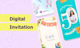 wedding invitations, digital PDF with clickable links