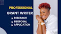 writing, grant research, grant application, medical  funding ,healthcare grants
