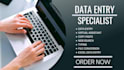 do data entry data validation data cleaning data transforming and formating