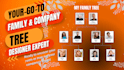 design an amazing family tree, company tree