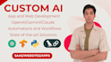 build custom ai agents using openai, API keys, integrations